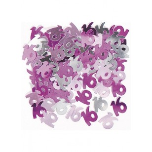 Pink Glitz 16th Birthday Table Confetti